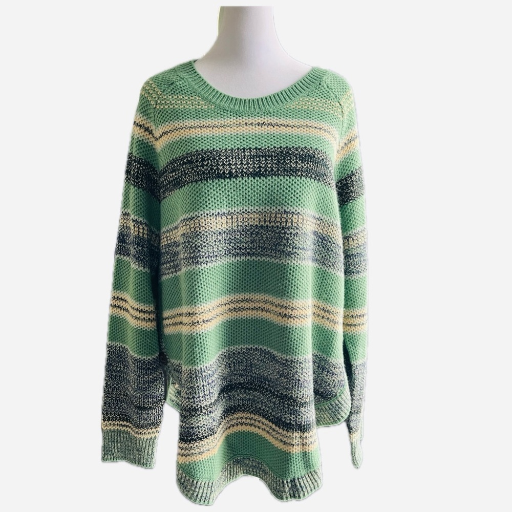 Liverpool Women's Raglan Sweater W/Rounded Hem XL - Picture 3 of 7